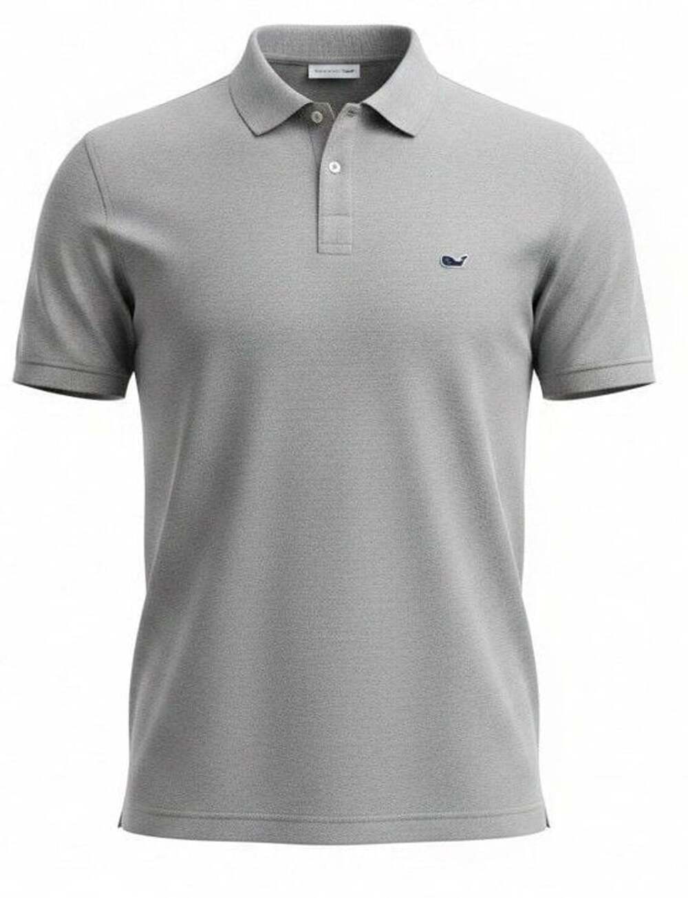 vineyard vines Men's Gray Performance Polo Shirt Size L
